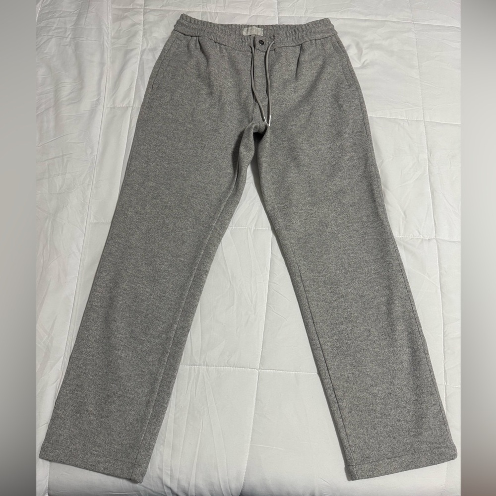 Kith Felted Jersey Lorimer Pant ‘Medium Heather Grey'